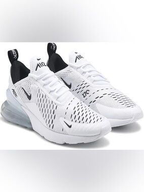 Nike Air Max 270 White and Black Sneakers